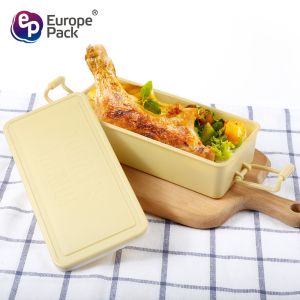 Good quality custom plastic leakproof food container tiffin bento box lunch for