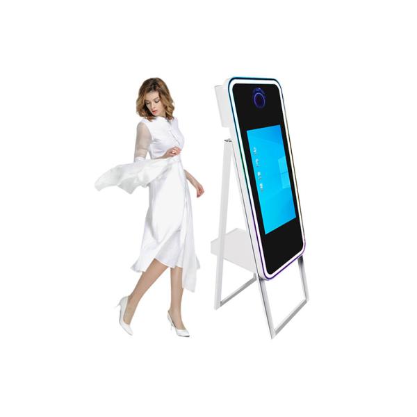 Quality Camera Magic Photo Booth Mirror Magic Selfie Mirror Hire Led Frame With Printer wholesale