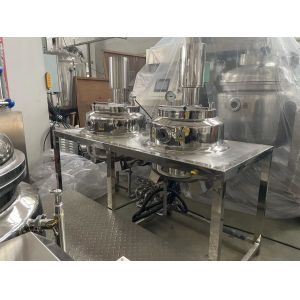 Cosmetic Lotion Cream Paste Homogenizer Vacuum Homogenizing Emulsifier Mixer