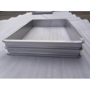 295*195*68 mm Freezing Blast Pan Tray Aluminum Tray for Frozen Fish and Shrimp