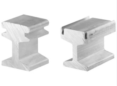 Quality Transportation Extruded Aluminium Profile Guide Rail Anodic Oxidation Surface wholesale