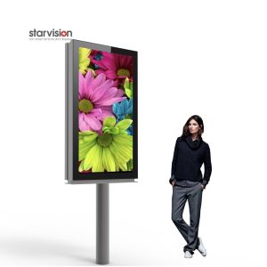 1152X1728mm 850w/sqm Outdoor Led Advertising Screen P3 Pole Mounted Digital