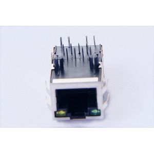 USB RoHS Magnetic RJ45 Jack GO/GO LEDs With Tab Up 08B0-1B1T-03-F