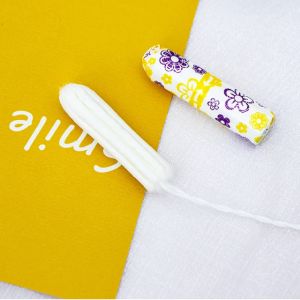 China BPA Free Organic Cotton Tampons Hypoallergenic Include Applicator on sale