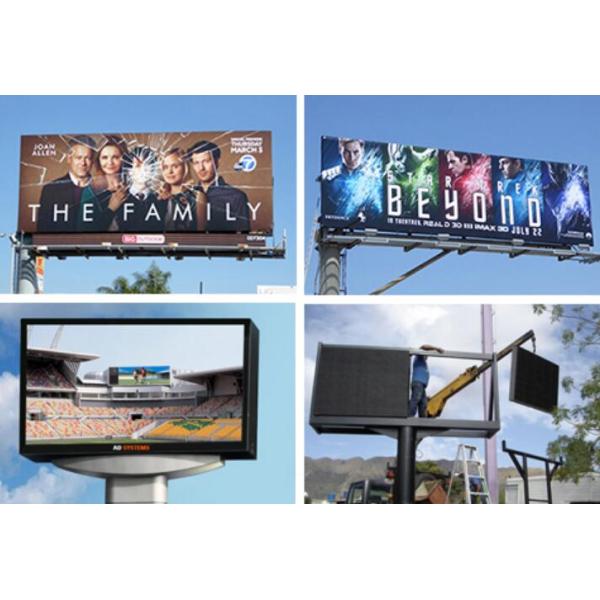 Pole Support Double Sided LED Sign P5 P6 P8 P10 For Advertising Weather Proof