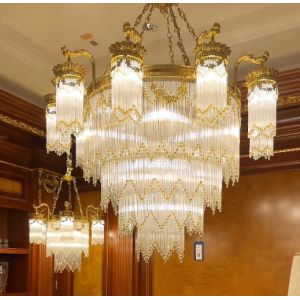 High Grade Crystal Large Foyer Pendant Chandeliers For Every Grand Celebration