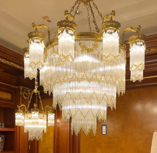 Quality High Grade Crystal Large Foyer Pendant Chandeliers For Every Grand Celebration wholesale