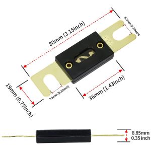 ANL Automotive Bolt Down Fuse Block 100A 150A 200A 250A 300A 400A 500A For Truck