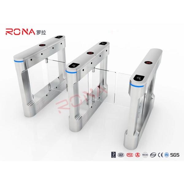Quality RFID Card Reader Fingerprint Stainless Steel Turnstiles Secure Turn Style Gate wholesale
