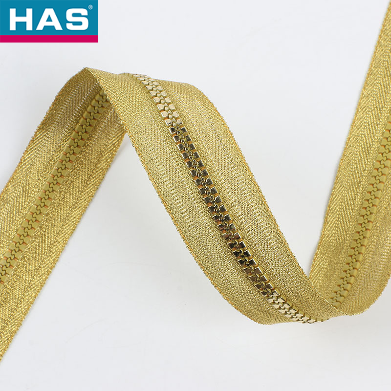 #5 Resin Open-end Zipper with Alloy Slider for Luggage or Outerwear