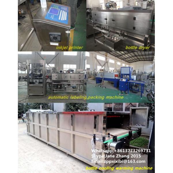 Soda Water / Carbonated Flavour Juice Drink Glass Bottle Filling Machine 2000BPH