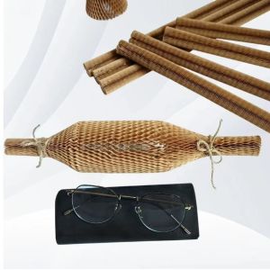 Recyclable Honeycomb Wrapping Paper Protective Cover Biodegradable Kraft Paper