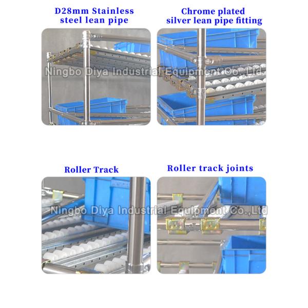 Warehouse Storage Metal Storage Rack With High Strength Stainless Steel