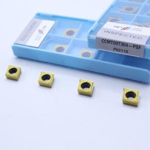 Cheap CCMT09T304 PVD Coated Cermet Turning Inserts,CCMT Insert Mutilayer Coated Lathe Replacement Inserts for Lathe Turning Tool Holder Boring Bar for sale