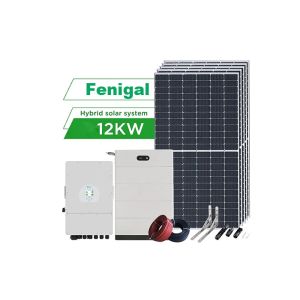 Cheap 12KW Solar Panel System One Stop Solutions Inverter Hybrid 48V For Home for sale