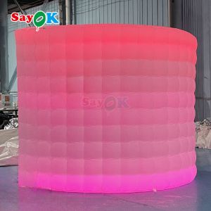 360 Inflatable Photo Booth Wall for Events - Portable LED Enclosure