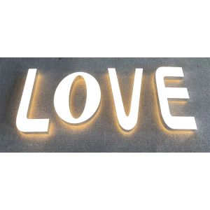 Factory Manufacture Various Exposed Led Logo Luminous Words Billboard Customizat