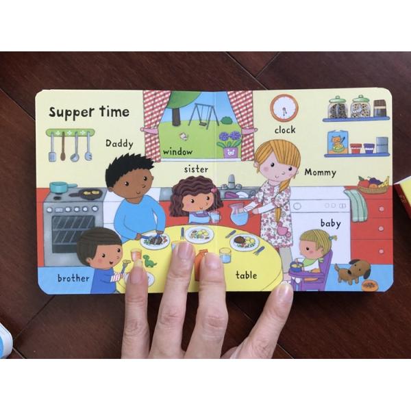 Quality Self Publish Custom Photo Baby Board Book Die Cut Hard Cover Binding OEM wholesale