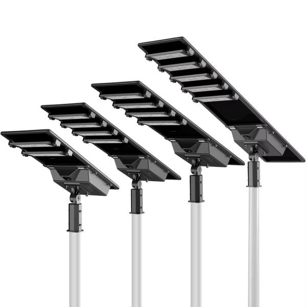 Lens Adjustable Solar Powered Street Lights 180lm/w - 200lm/w Aluminium Solar