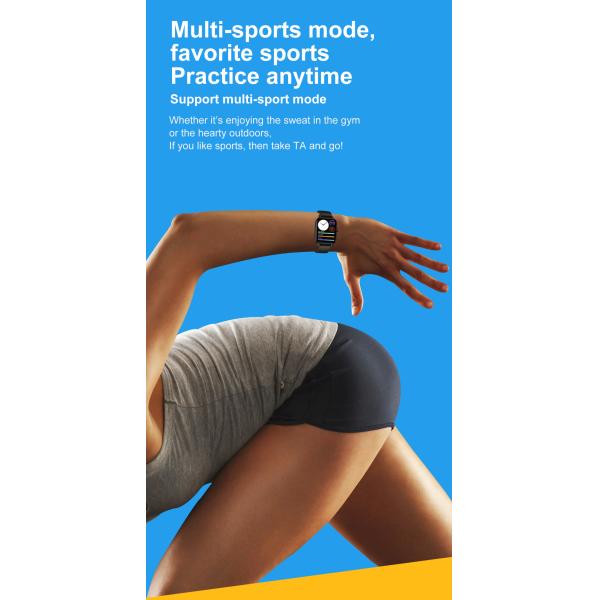 Dt94 Gts 2 Smart Watch Men Bluetooth Call 1.78 Screen Fitness Tracker Blood Pressure Ecg Sport Women Smartwatch