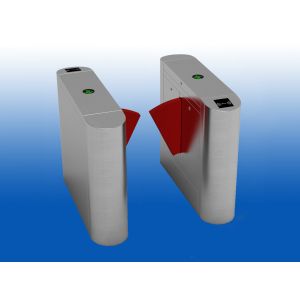 Cheap Entrance Control Gate Flap Barrier Red Sector Door RFID Reader Access Control for sale