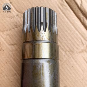 SH265 Swing Pinion Shaft Final Drive 12 Teeth Excavator Swing Gearbox
