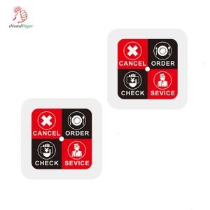 Wireless waterproof calling system POCSAG transmitter for hotel 4 keys push call button