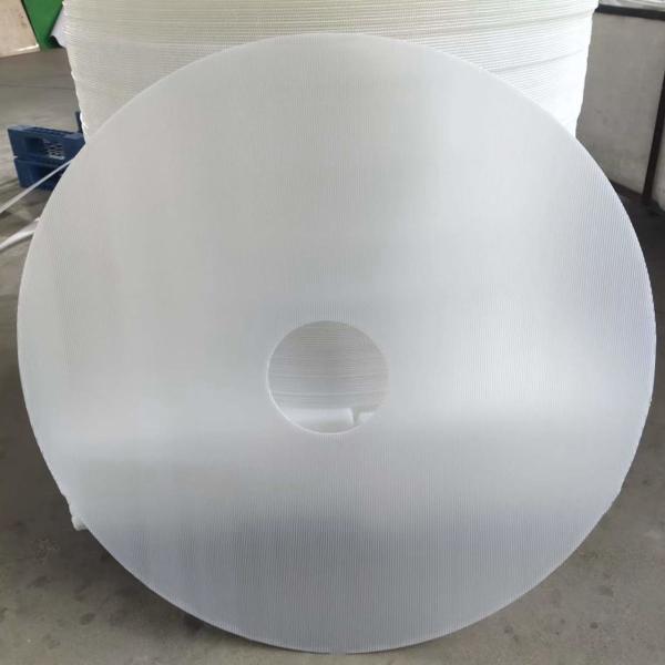 Smooth Plastic Corrugated Sheet 2mm - 10mm Anti Static White Corrugated Plastic