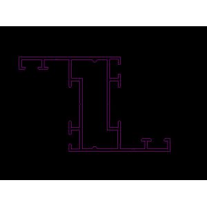 Lightweight Aluminium Door And Window Frames Aluminium Profile Section