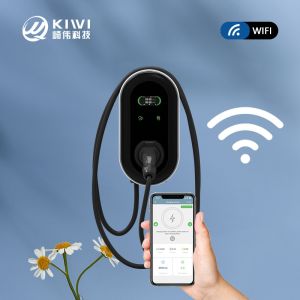 KIWI LCD Mini Opcc 220V Type 2 Charging Station 7kW CCS EV Charger for Electric