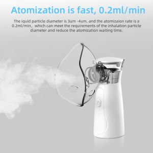 Children Adult Handheld Portable Nebulizer Machine Silent And Efficient