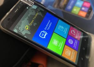 Dark Grey Portable Voice Translator English To Chinese With Online Dialect Recognition