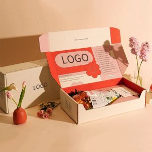 Recycled Materials Custom Logo Color Kraft Paper Airplane Box E Corrugated