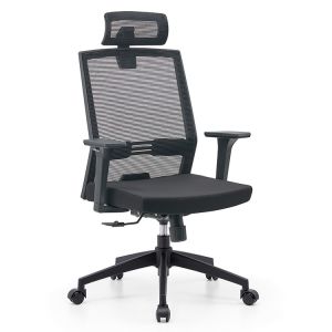 Home Office PC Chair with Reversible Armrests High Back Breathable Mesh and