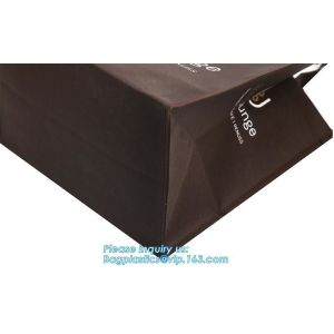 Laminated black pp non woven bag,matt lamination non woven tote bag, Wholesale