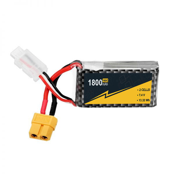 7.4V 2s1p Remote Control Boat Battery