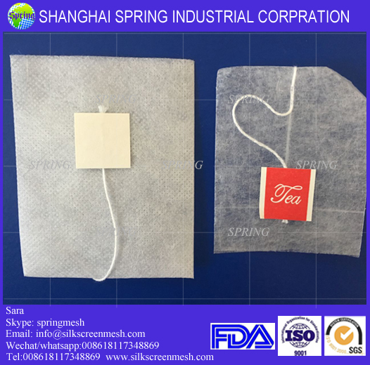 Customized Length Heat Seal Filter Bags Tea Bags for Cotton and Sealing Method