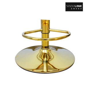 Titanium Gold Color Adjustable Bar Stool Accessories With Pipe Welding