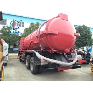 6x4 Sinotruk Howo 18CBM Sewer Suction Sludge Transporter Sewage Suction Truck