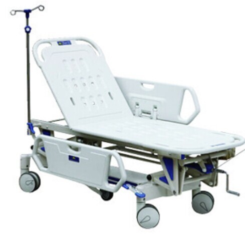 Quality Luxurious Manual Adjustable Hospital Beds With Side Rails For Patient Healthcare wholesale