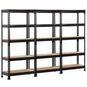 Cheap 5 Tier Storage Shelf Rack Adjustable Metal Garage Storage Rack Garage Shelves for sale