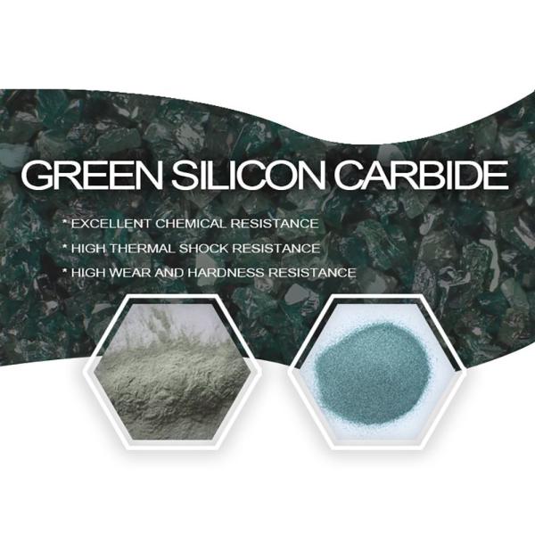 Wholesale High Purity Green Carborundum Refractory F240-1200 Green Silicon Carbide 99% Green Carbide High Quality Green Silicon