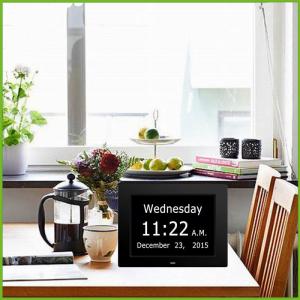 China large digital wall clock with day and date for seniors,american lifetime day clock on sale
