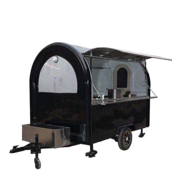Multipurpose Mobile Fast Food Snack Alcohol Beverage Ice Cream Trailer Cart for