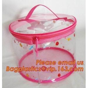 high quality custom waterproof bag pvc Zip lockk bag custom pvc pouch, washed