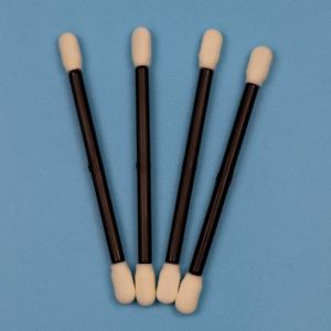 Lint Free Double Ended Compressed Small Cleanroom Swab Car Cleaning Foam Swab