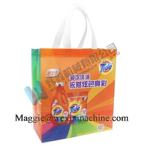 High Output Automatic Non Woven Bag Machine , Non Woven Fabric Making Machinery