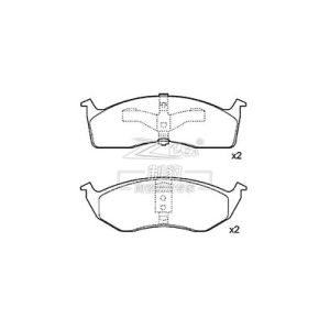 Volvo Brake Pad Set Set Included Hardware And Shim F797 , 31262706
