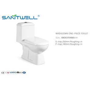 Siphonic Dual Flush Popular Models Ceramic Toilet Size Customized Color SWC2411