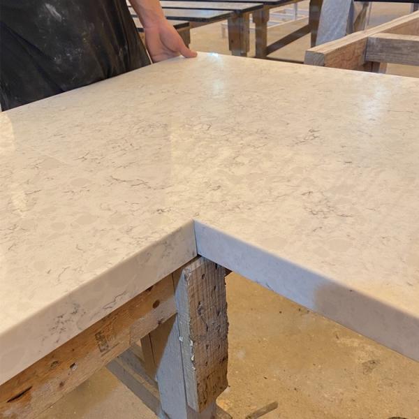 Sleek And Functional Shaker Modern Kitchen Cabinets With Sintered Stone